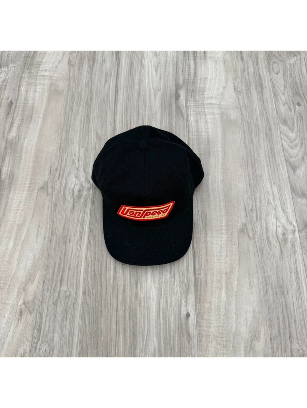 Vanspeed Made in the USA Cap - Black w/ Red